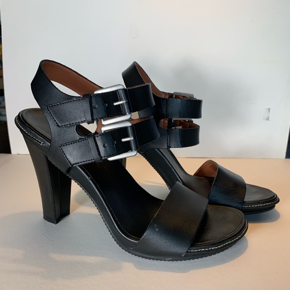 Luxury Rebel Black Strappy Heels